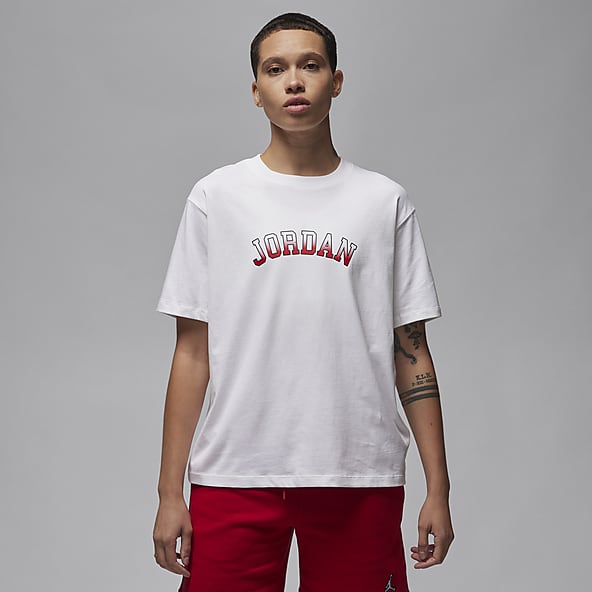 T shirt nike blanc jordan outlet